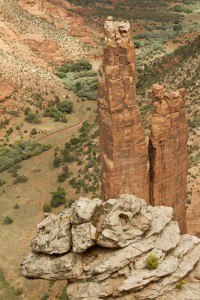 Spider Rock in Canyon De Chelly
